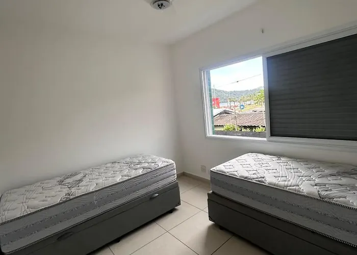 Apartamento Pe Na Areia No Centro De Bertioga